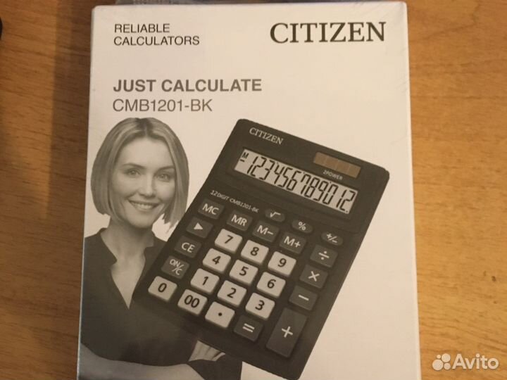 Калькулятор Citizen CMB1201-BK новый в упаковке