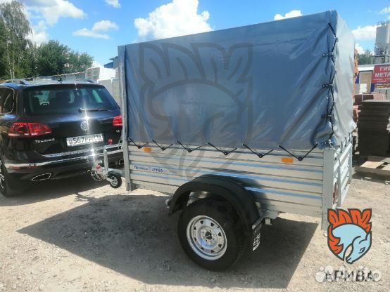 Прицеп 10.014 для автомобиля с тентом. Запасти