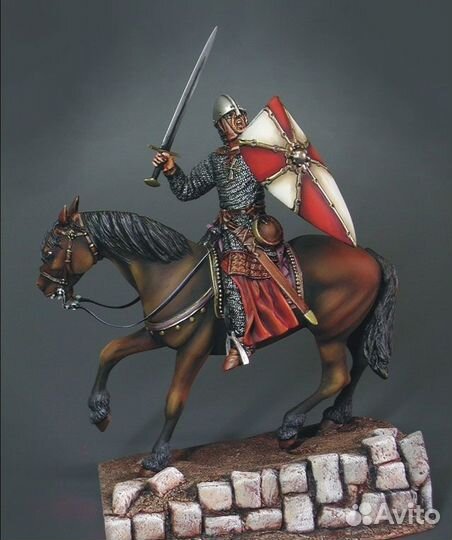 Конные фигуры Средневековье 54мм