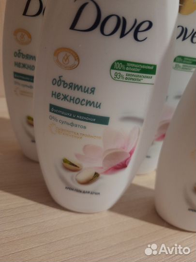 Dove шампунь и бальзам/гель для душа