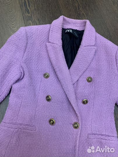 Жакет твидовый 44 46