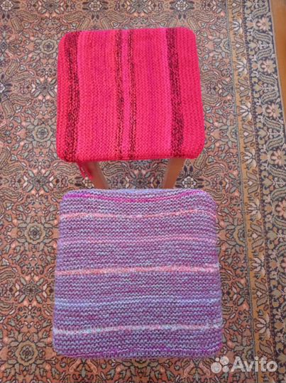 Чехлы на табуретки квадратные