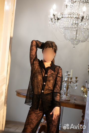 Кружевной костюм домашний