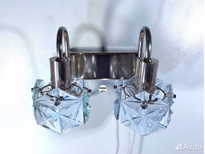 Светильник настенный бра хрусталь СССР