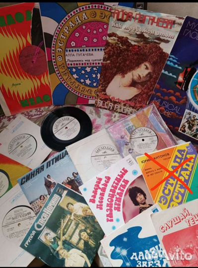 Грампластинки 80-х