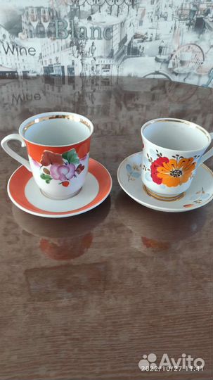 Чашка с блюдцем