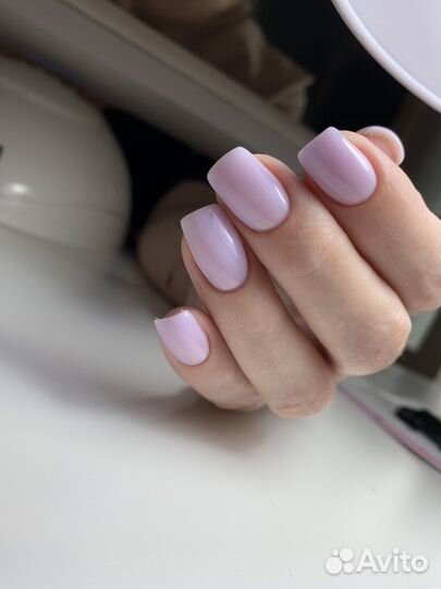 Модель на маникюр с покрытием
