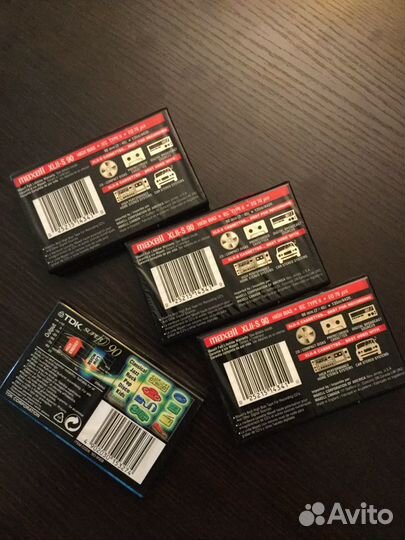 Аудиокассеты maxell, TDK, sony, basf