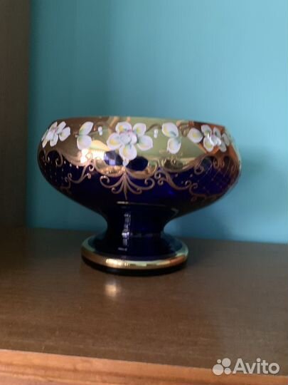 Ваза для фруктов богемия