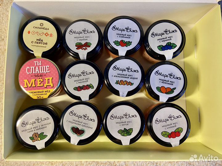 Медовый мусс с разными вкусами 30 г