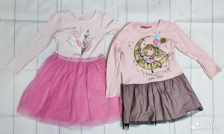 Вещи пакетом. 8 платьев для девочки