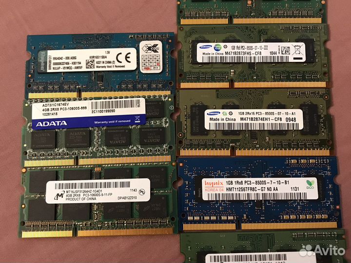 SO dimm DDR2, DDR3