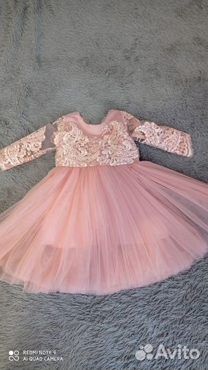 Платье для девочки 92