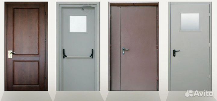Входные двери технические, в подъезд прк-863