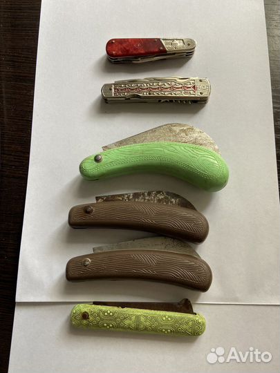 Ножи складные СССР всякое разное