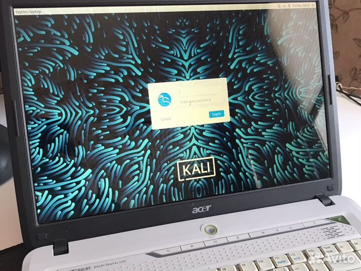 Acer aspire 5310 Dual core 2.16Ghz 2Gb Kali Linux