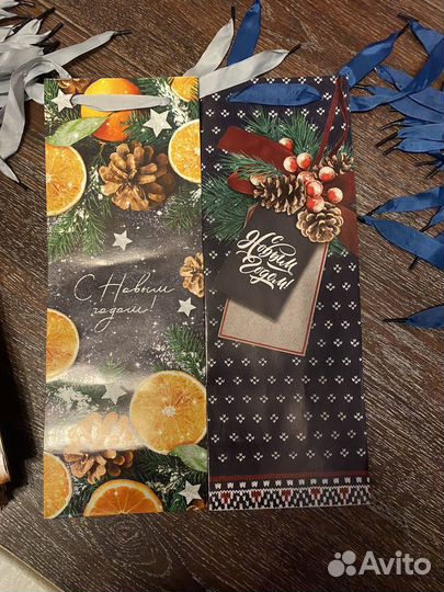 Подарочный пакет для бутылки