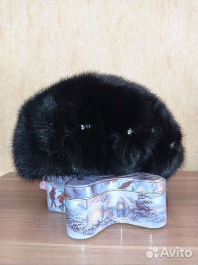 Норковый берет