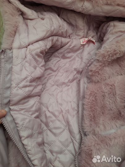 Куртка-шубка для девочки на 4-5 лет