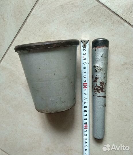 Ступка с пестиком СССР, чугун