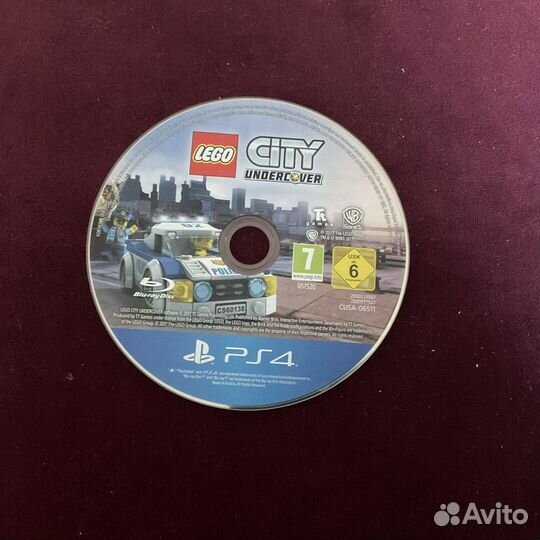 Игра для приставок ps4 ps5 lego city undercover