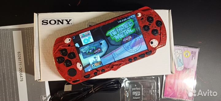 Sony Psp 2006 Custom Red Base pack