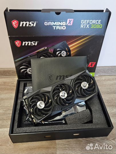 Видеокарта MSI GeForce RTX 3080 Gaming X Trio