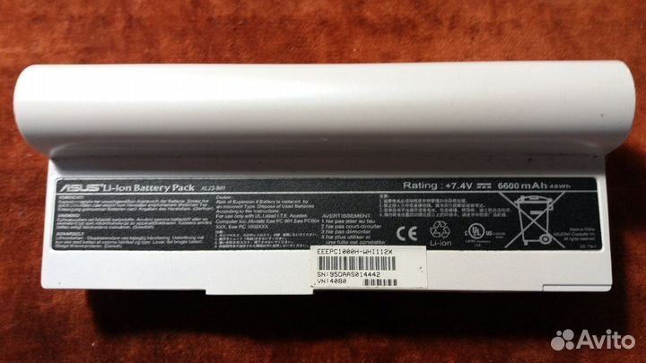 Аккумулятор. asus AL23-901 для NetTop (Резерв)