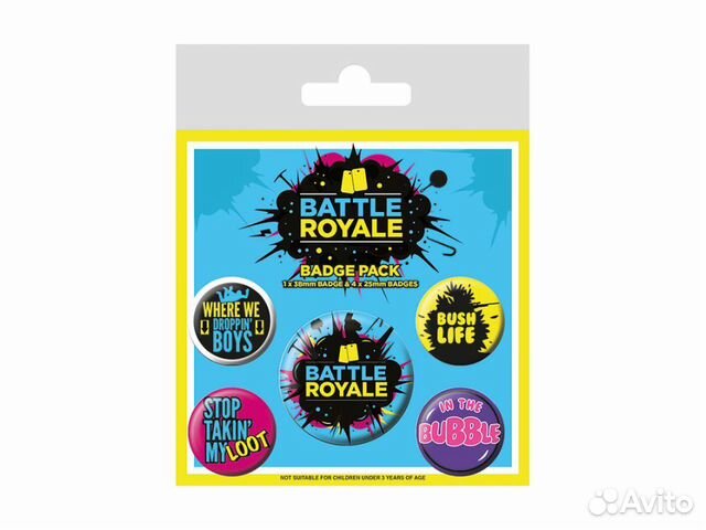 Значки Battle Royale (Infographic) 5 шт. BP80674