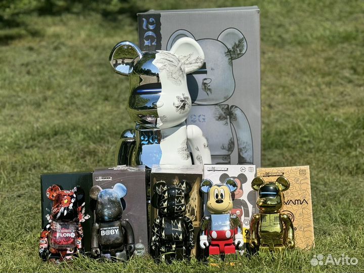 Игрушки bearbrick Золото