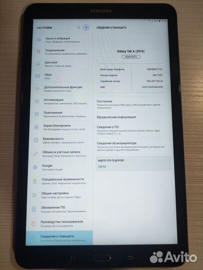 Планшет samsung galaxy tab a6