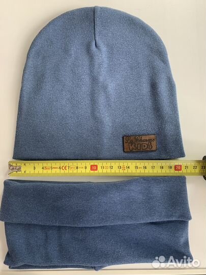 Шапка и снуд для мальчика 46-48