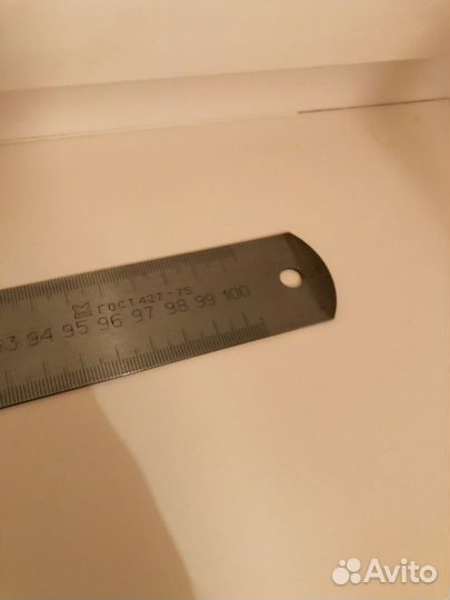 Линейка металлическая 1 метр