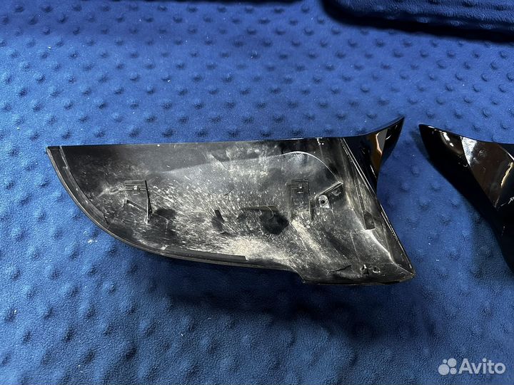 Накладки на зеркала под покрас BMW F10 рест