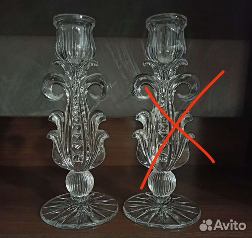 Подсвечник хрусталь