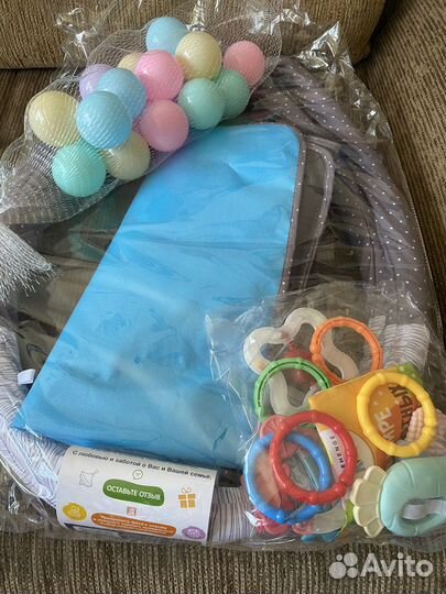 Новый игровой манеж коврик с рождения