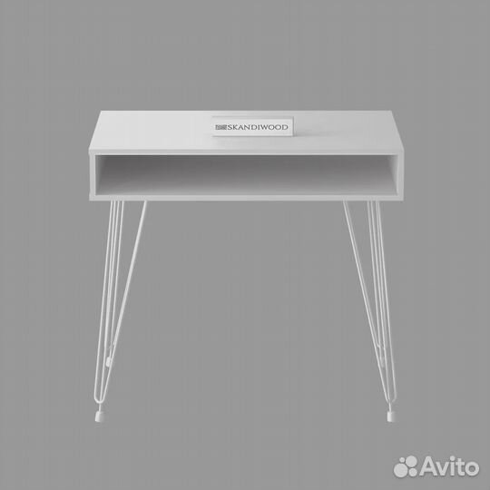 Стол письменный для школьника 90x45x75 см, белый