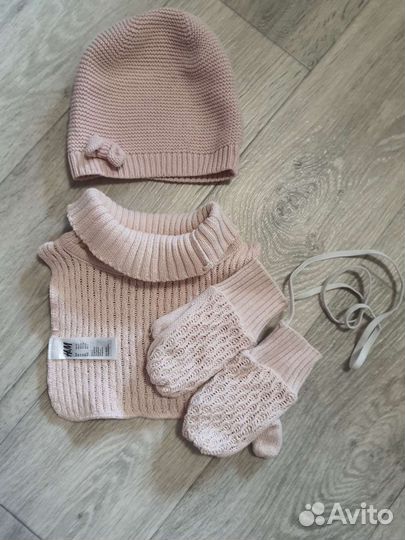 Комплект шапка, шарф