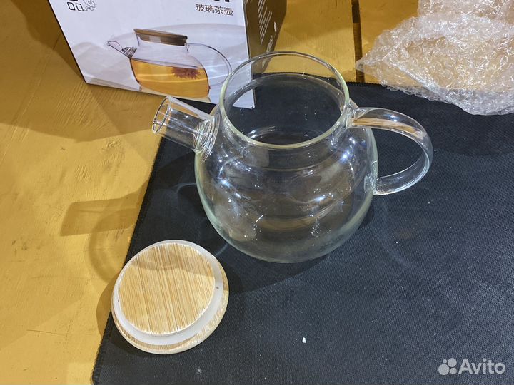 Чайник заварочный стеклянный 1 литр