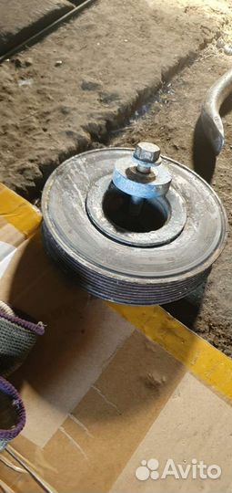 Шкиф коленвала renault megane 2 F9Q