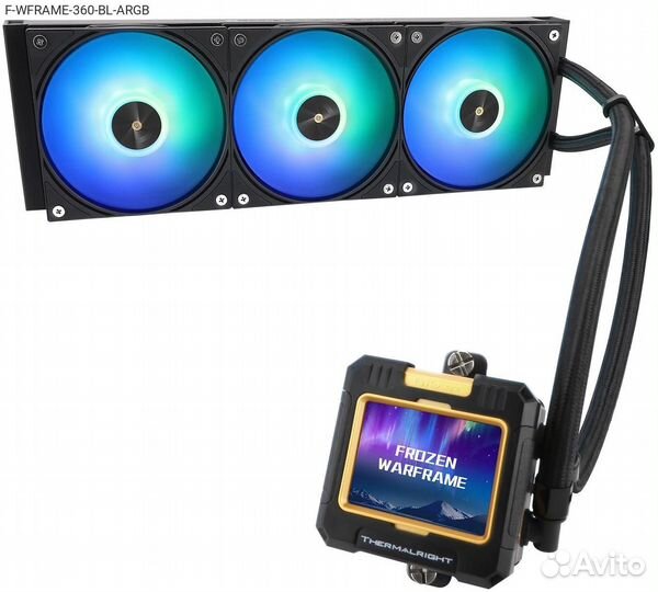 F-wframe-360-BL-argb, Система водяного охлаждения Th