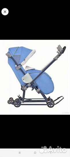 Детские санки коляска ника