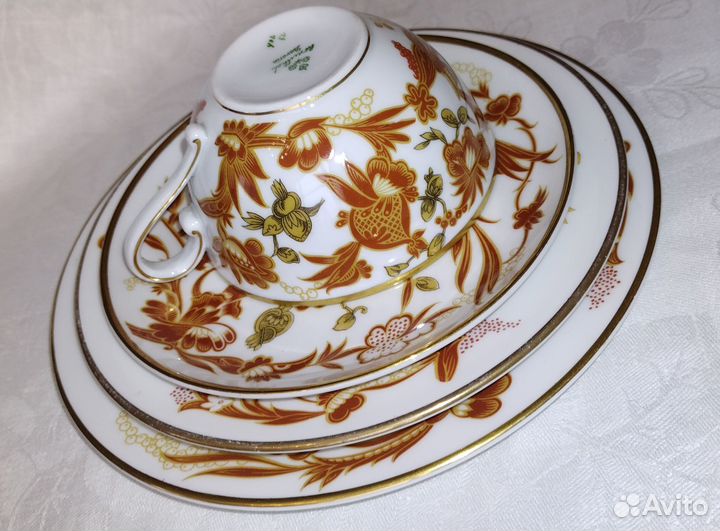 Чайная кофейная пара Meissen Германия