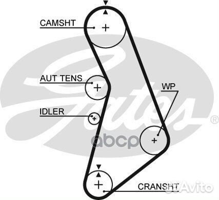 K015491XS рем.к-кт грм Audi A3/A6/TT 1.8T 96-0