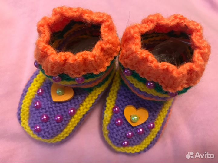 Пинетки вязаные