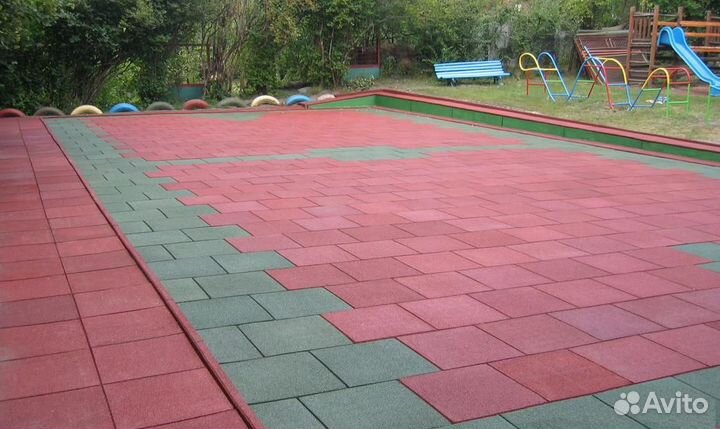 Напольное резиновое покрытие