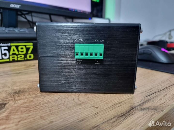 Коммутатор Managed Industrial L2+ 24-Port PoE+