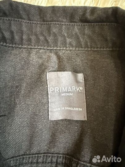 Куртка черная джинсовая primark, размер М