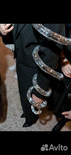 Зеркальная змея для фотосессии для мероприятия