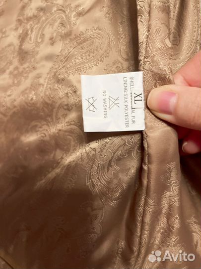 Шуба из кролика, размер XL, (маломерит)